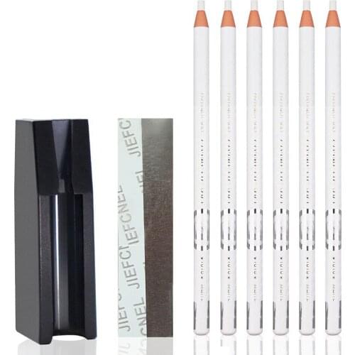 Eyebrow Pencil Sharpener Tool Beauty Natural Long Lasting 1818 Microblading Makeup Waterproof White Pen Accessories PMU Supplies