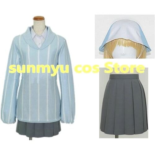 Girls und Panzer Keizoku High school Uniform Mika Aki Cosplay Costume,Custom Size Halloween Wholesale