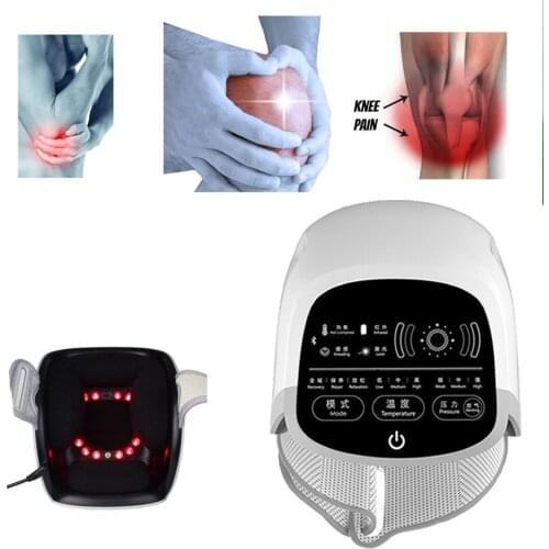 Hot 650nm Laser Knee Care Knee Air Massager Knee Pain Physical Therapy Magnetic Therapy for Osteoarthritis Rheumatic Arthritis