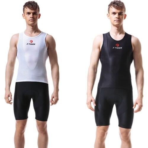 Mens Cycling Base Layers 2021 MTB Bike Cool Mesh Superlight Vest Breathable Short Sleeves Cycling Shirt Undershirt