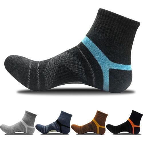 5 pairs/lot Cotton man socks compression socks boy thick winter Standard meias Good Quality breathable sheer work socks New