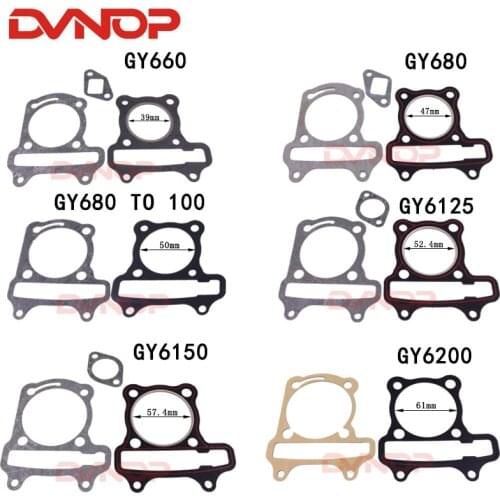 Motorcycle Cylinder Head Gasket For Scooter GY650 GY660 GY680 GY80 GY6125 GY6150 GY6200
