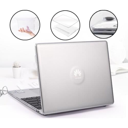 For HUAWEI MateBook X Pro 13.9/MateBook 13 14 D14 D15/X 2020/Honor MagicBook 14 15/Pro 16.1 Laptop Case Transparent Hard Shell