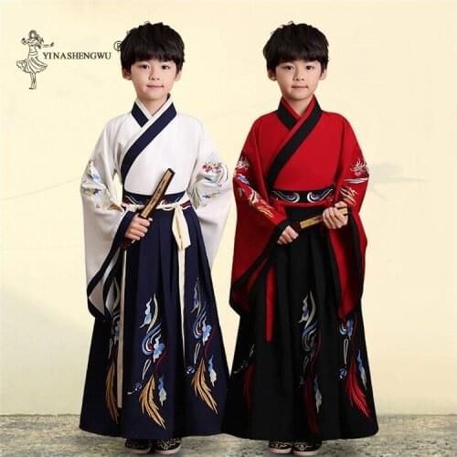 Chinese Traditional Style Ancient Costume Childrens Hanfu Boys Elegant Clothes Ancient Style Boys Super Fairy Summer Tang Suit