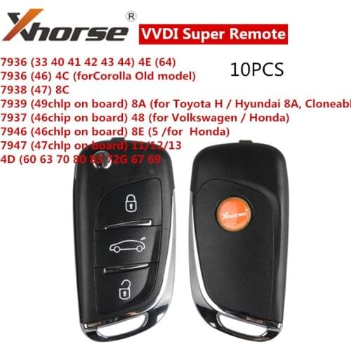 Xhorse XEDS01EN Super Remote Comes within Super Chip 10pcs