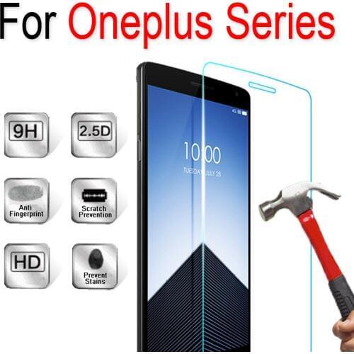For OnePlus 1 2 3 3T Tempered Glass Film Screen Protector Cover For OnePlus One Two Three 3 X A3000 A3010 Phone Protective Films