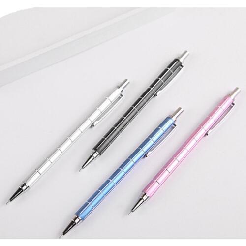 0.5mm 0.7mm High Quality Metal Writting Automatic Mechanical Pencil School Office Supplies Stationery