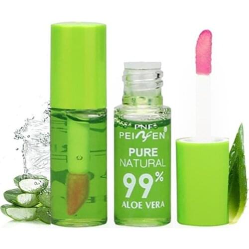 1PC Natural Aloe Vera Lipstick Moisturizer Color Mood Changing Lasting Transparent Moisturizing Anti Aging Waterproof Makeup