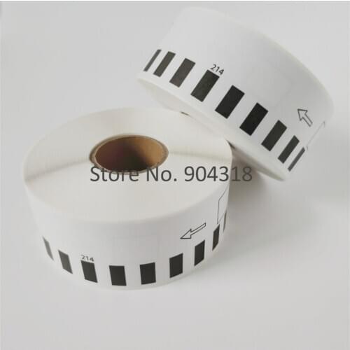 100 x Rolls Brother DK 22214 DK-22214 DK22214 DK2214 DK-2214 DK 2214 Compatible Continuous Labels 12mm x 30.48m
