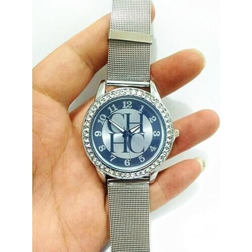 2019 Luxury Brand lady Crystal Watch Fashion Rose Gold Quartz Watches Women Dress Watch Female Stainless Steel Wristwatches