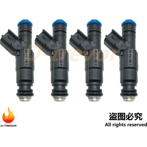 4Pcs Fuel Injector Nozzle for Marine Mercruiser V8 350 MAG 5.0 4.3L 6.2L 0280156081