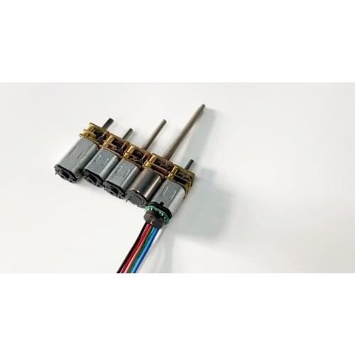 5V 65rpm 200rpm N10 N20 N30 Micro 12mm DC Gear Motor with encoder