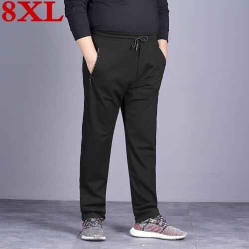 8XL 7XL Spring Autumn Brand Men Joggers Sweatpants Mens Joggers Trousers Sporting Clothing The High Quality Bodybuilding Pants