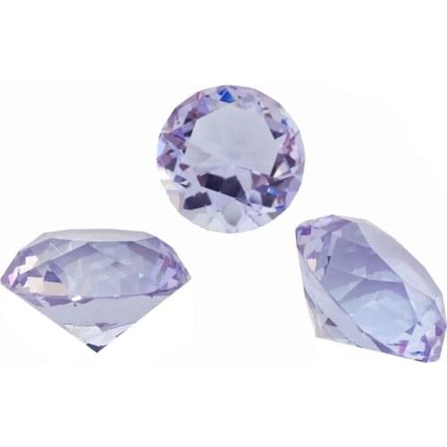 30-150mm Glass Diamond Party Decoration Crystal Large Diamond Romantic Proposal Home Decoration Ornaments Party Chrismas Gifts