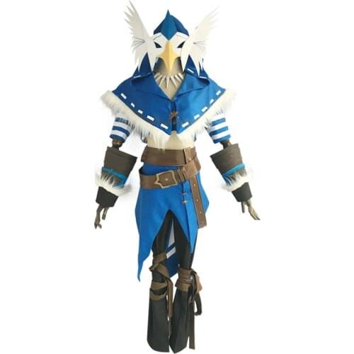 Anime Identity V Cosplay Naib Subedar Cosplay Costume New Skin White Eagle Dance Costumes Uniforms Halloween Clothes With Mask