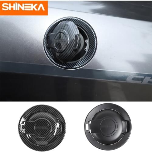 SHINEKA Car Stickers For Dodge Challenger 2009+ Car Fuel Tank Cover oil Cap Decoration Accessories For Dodge Challenger 2009