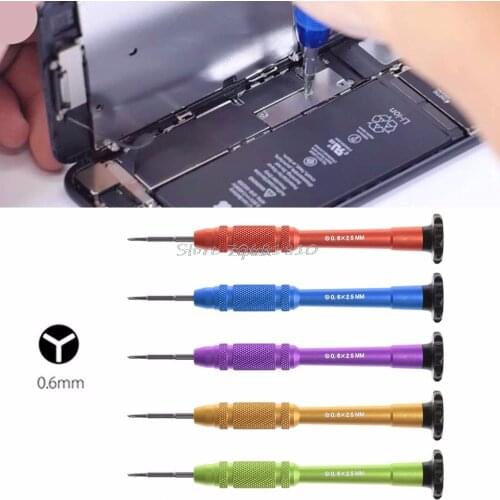 Free shipping Y Tip 0.6MM Tri-Wing Metal Screwdriver Motherboard Disassemble Repair Tool For iPhone7 / 7S Plus Z17