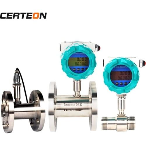 CE CNAS Approved dc 24v SS316L paddle wheel flow sensor turbine water flow meter for oil milk measuring instrument