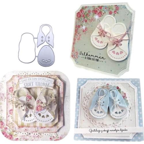 Baby Shoes Metal cutting Die for DIY scrapbook-album Decoration embossed DIY Paper Card