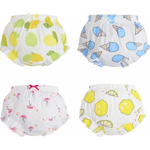 Baby Underpants Toddler Boys Girls Cotton Panties Summer Cute Underwear Baby Bread Pants 0-2 year old