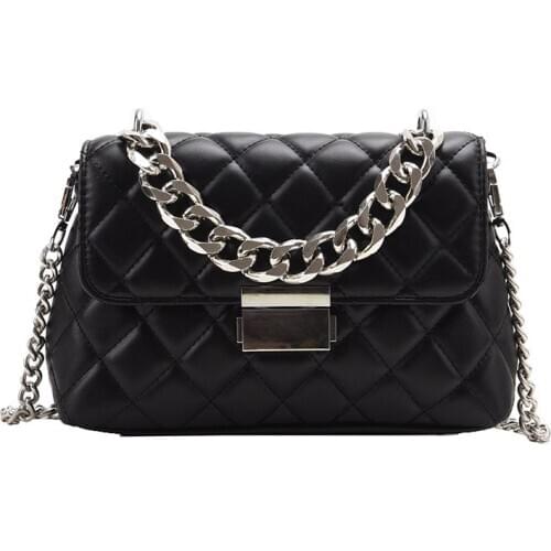 Designer Pu Leather Women Chain Handbags Fashion Ladies Shoulder Bag High Quality Female Crossbody Bags for Women Messenger Bags