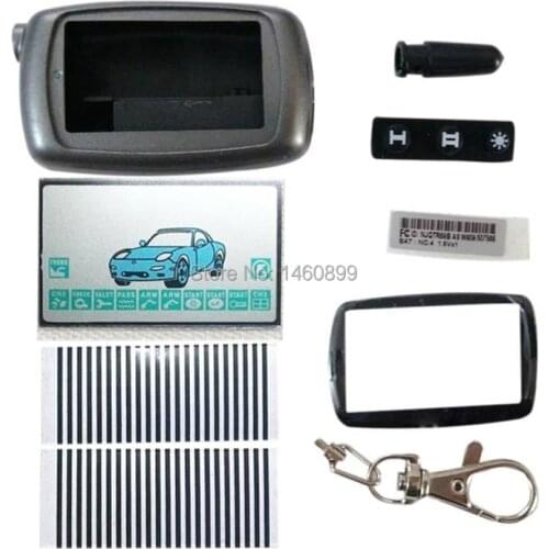 A9 Lcd display flexible cable + Body Cover For Starline A9 A8 Remote Control Zebra Stripes A9 LCD display + A9 LCD keychain Case