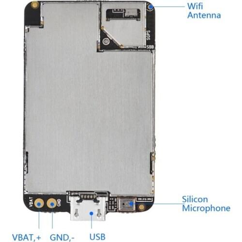 Super Mini Size M3 GPS Tracker GSM AGPS Wifi LBS Locator Free Web APP Tracking Voice Recorder ZX808 PCBA Inside