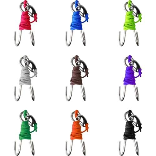 Scuba 316 Stainless Steel Current Diving Double Reef Hooks Dual Line Hook