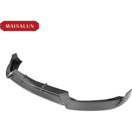 Lively2021 Fit For Mercedes Benz C-class W205 C63 Amg Four Door Sports Edition with Double Carbon Fiber Lip and Front