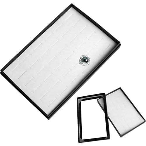 36 Slots Ring Jewelry Display Storage Box Tray Showcase Organiser Earring Holder Jy07 21 Dropshipping
