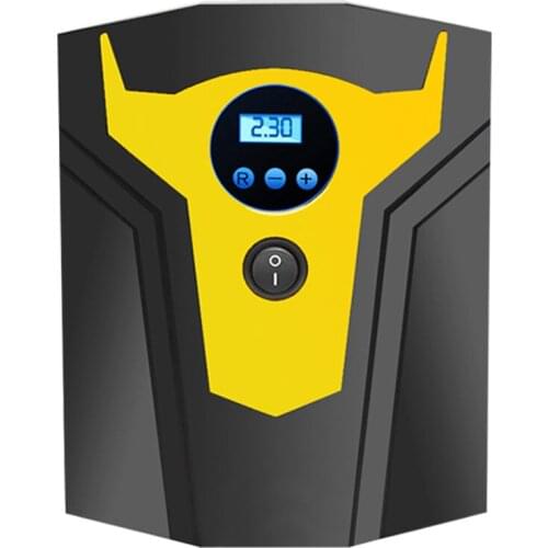 DC 12V 150 PSI Portable Auto Air Pump Car Air Compressor Pump Digital Tire Inflator LED Light Tire Pump for Car Motorcycle