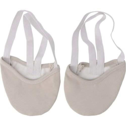 F2TC Half Faux Leather Ballet Pointe Dance Shoes Rhythmic Gymnastics Slippers