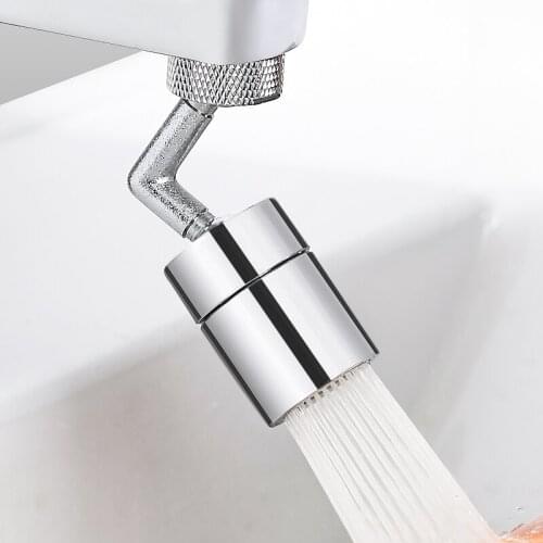 720° Rotatable Faucet Filter Extender Bathroom Shower Accessories Multifunctional Cleaning 2 Gears Adjustable Splash Proof Taps