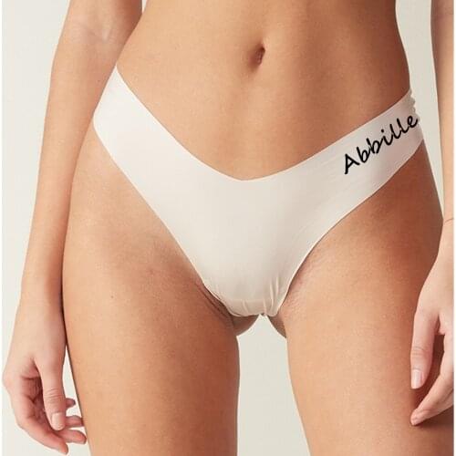 3Pcs/Set Seamless Underwear Silk Womens Plain Color Panties Lady Invisible Underpants Girls Briefs Smooth Panty Sexy Lingerie