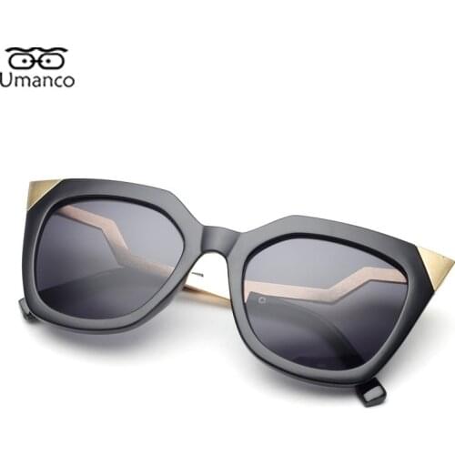 Instagramble Cat Eye Sunglasses for Women Luxury Oversized Metallic Frame AC Lens Eyeglasses Shades UV400 Brand Design Eyewear