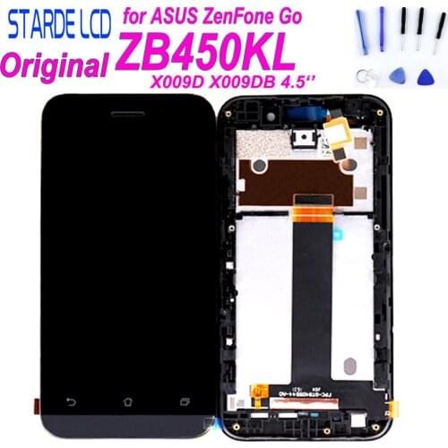 For Asus ZenFone Go ZB450KL X009DB X009D LCD Display Touch Screen Digitizer Glass Assembly with Frame for ASUS ZB450KL Display