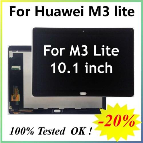 LCD For Huawei Mediapad M3 Lite 10 Display Touch Screen Digitizer Assembly For Mediapad M3Lite 10 10.1" BAH-AL00 BAH-W09 BAH-L09