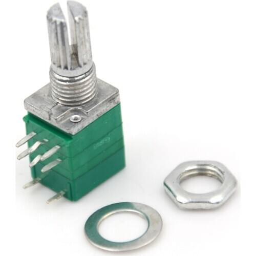 1pcs 8pin RV097NS Audio / Power Amplifier / Sealing Potentiometer Dual Potentiometer B50K With Switch