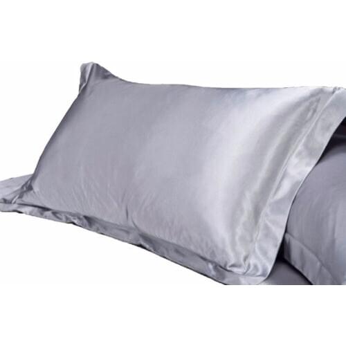 1pc Pure Emulation Silk Satin Pillowcase Single Pillow Cover Multicolor 8