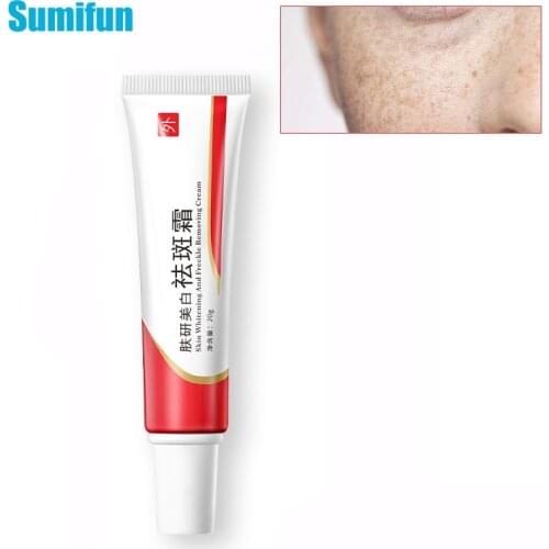 1Pcs 20g Whitening Freckle Cream Face Cream Remove Freckles Dark Spots Skin Whitening Moisturizing Chinese Herbal Plant Cream