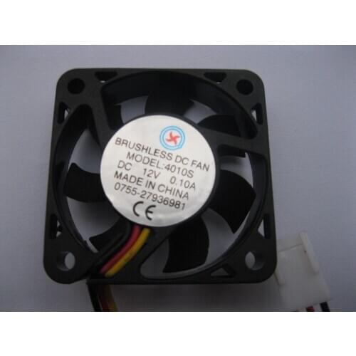 15 pcs Brushless DC Cooling Fan 12V 4010S 7 Blade 40x40x10mm 3 Wires Sleeve-bearing