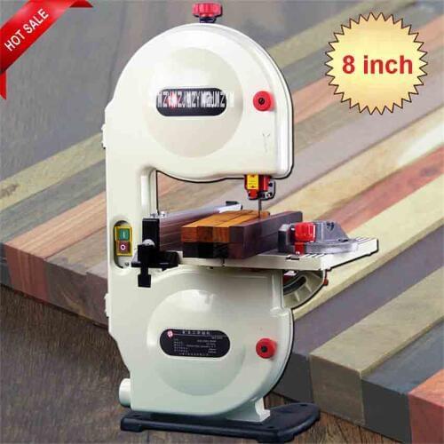 8-inch Woodworking Band Saw Machine MINI Metal Electric Curve Saw Small Vertical Household Buddha Bead Cutting Machine 220V 350W