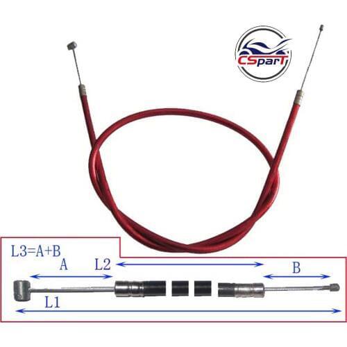 82CM 32.3 Inch Red Throttle cable Mini Moto ATV Pocket Dirt Pit Bike Scooter Chopper 33CC 43CC 47CC 49CC