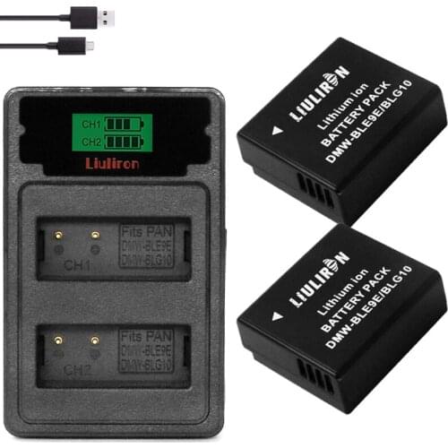 DMW-BLG10 DMW BLG10 BLE9E BLE9 DMW-BLE9 BPDC15 Battery for Panasonic LUMIX GF5 GF6 GX7 LX100 GX80 GX85 camera accessories