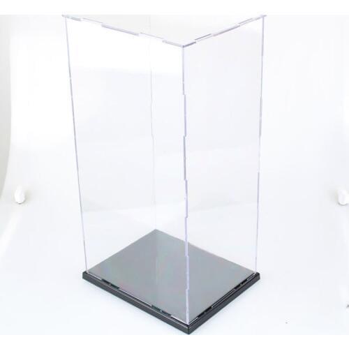 Machine acrylic glass assembled type a whole box of no protruding edge decoration hand display box 37* 19 * 15cm