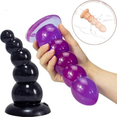 Big Anus Beads Anal Dildo Suction Cup Butt Plug Massager Ball Plugs Toys for Couple Women Juguetes Sexuales Girl Sex Shop Adlut