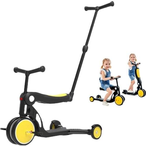 Deformable Tricycle Scooter Balance Bike 1-6-years Baby Ride on Toys Play Three Wheels Stroller Travel Stroller Lightweight