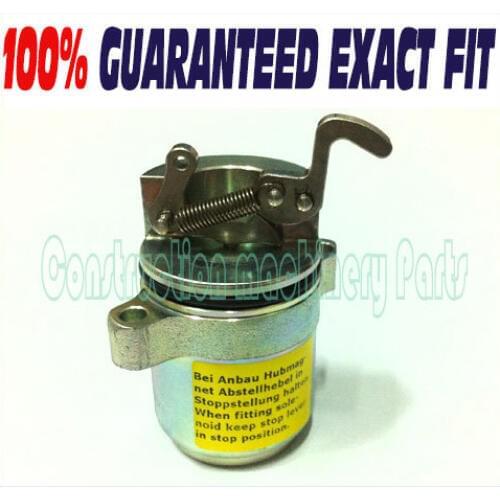DEUTZ BF4M1011F Fuel shut off solenoid 04272733/0427 2733 Bobcat skid steer loader 863/873