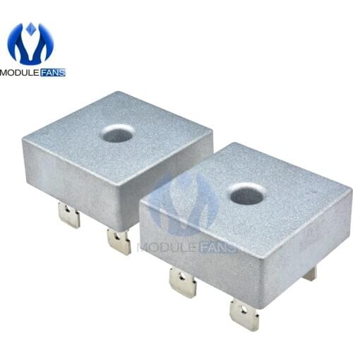 10PCS 1000V 25A KBPC2510 Diode Bridge Rectifier Single Phase Bridge Rectifier 4 FOUR Terminals Half Wave Low Power Loss