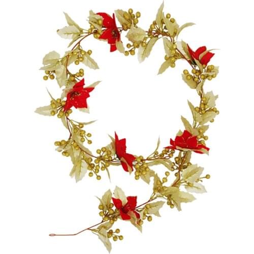 Home Garden Wall Party Decoration Festival Supplies Garland Artificial Vine 175CM Quality Fashionable Hanging Door Hanger Rattan
